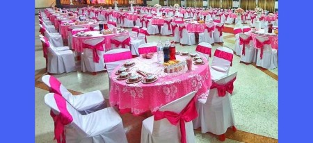 ผ้าคลุมโต๊ะเก้าอี้จัดเลี้ยง โต๊ะจีน งานเลี้ยงต่างๆ ผ้าไมโครเนื้อดี ถูกสุดเริ่มต้น45บ ราคาส่งจากโรงงาน ไม่ผ่านคนกลาง