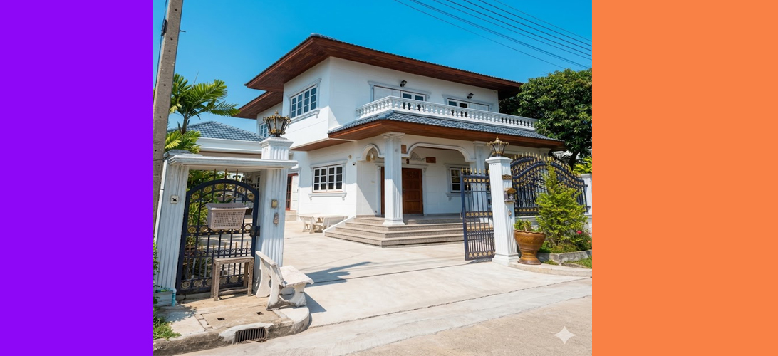 บ้านเดี่ยว ขาย หลังใหญ่ บ้านเดี่ยวพื้นที่ใหญ่ราคาดี บ้านเดี่ยวใกล้ถนนเอกชัยสมุทรสาคร บ้านมือสองเอกชัยพระราม2 ใกล้กรุงเทพ